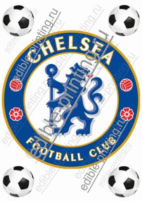 Челси Картинка для торта футбольный клуб, герб