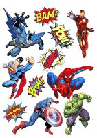 Картинка для торта Супергерои supergeroi015