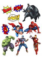 Картинка для торта Супергерои supergeroi018