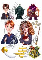Картинка для топперов и пряников "Гарри Поттер" kinodr017