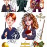 Картинка для топперов и пряников "Гарри Поттер" kinodr017