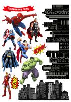 Картинка для торта Супергерои supergeroi022