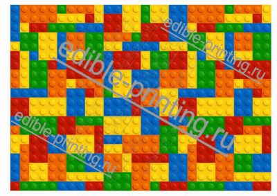 Лего фон Размер листа: формат А4 (макс. 20х28 см)
При желании можно добавить надпись, изменить размеры картинки.