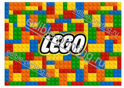 Лего фон с логотипом Размер листа: формат А4 (макс. 20х28 см)
При желании можно добавить надпись, изменить размеры картинки.