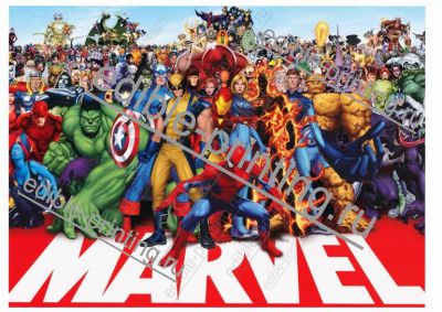 Картинка для торта Марвел (Marvel) комиксы mar7 Размер листа: формат А4 (макс. 20х28 см)
