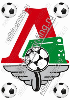 Картинка для торта Локомотив футбольный клуб, герб